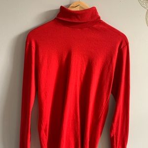 red turtleneck